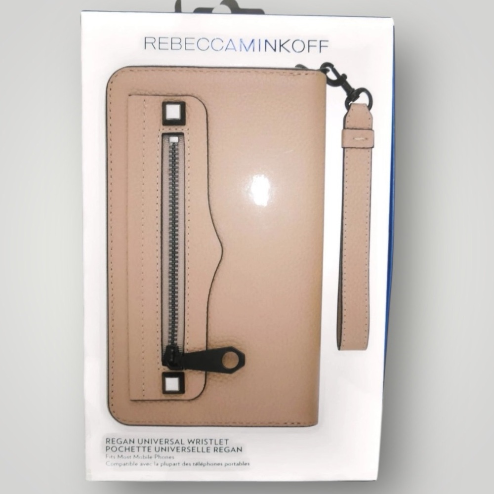 Rebecca Minkoff Universal SmartPhone leather wristlet wallet NWT